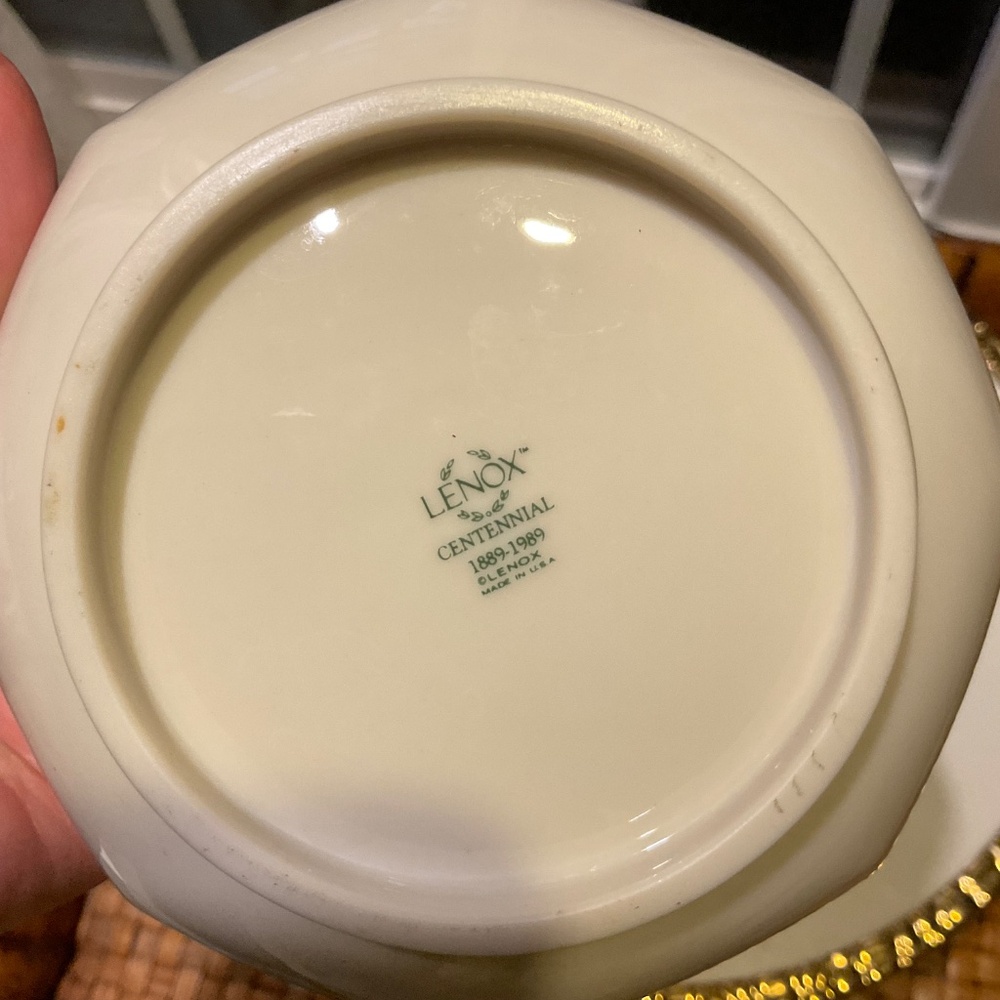 LENOX CENTENNIAL BOWL 1889-1989 - Picture 4 of 5